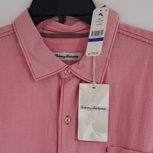 TOMMY BAHAMA, L/S TWILLY CHECK SHIRT - Picture 2 of 3